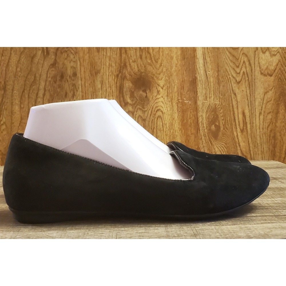 Clarks Bendables Leather Flat Shoes Women's Size‎ 8 Black